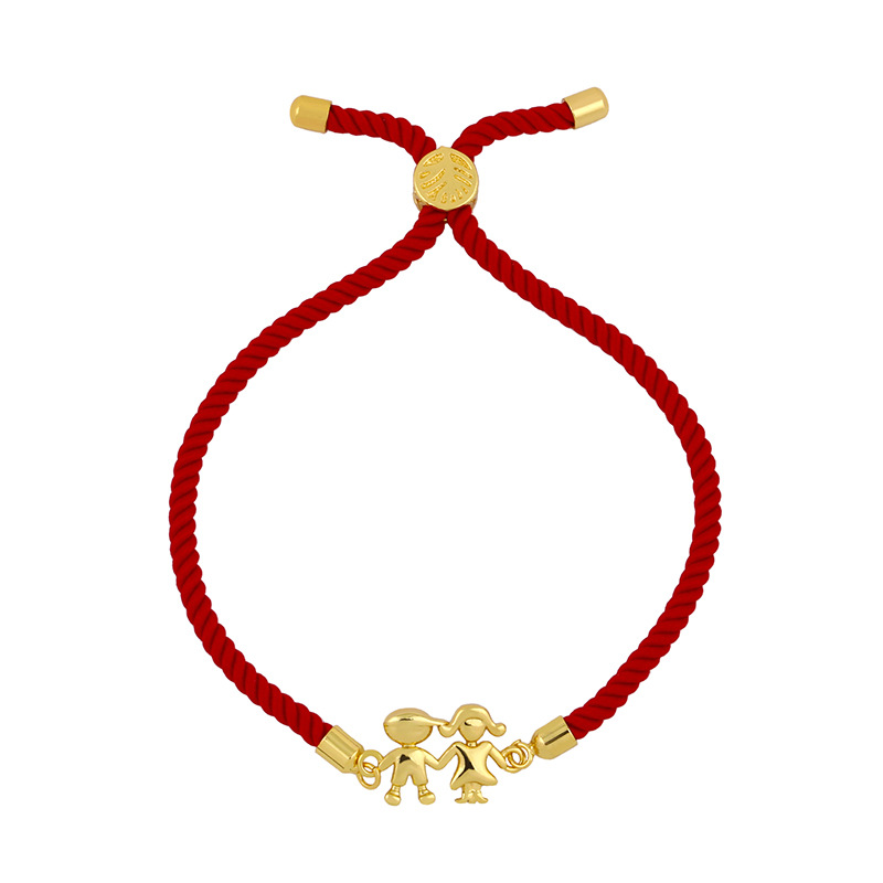 Fashion Red Hand Knitted Rope Bracelet,Bracelets