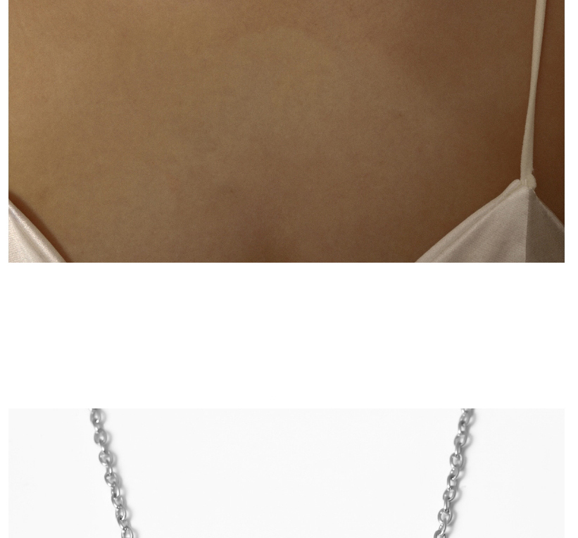 Fashion White K Micro-set Zircon Alphabet Alloy Pendant Necklace,Pendants