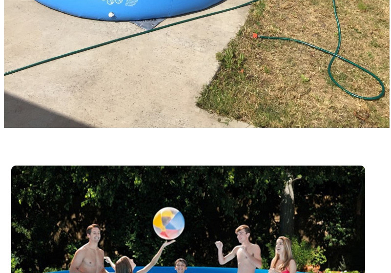 Fashion Top Ring Inflatable 1.83m * 0.51m Large Inflatable Folding Family Swimming Pool,Swim Rings