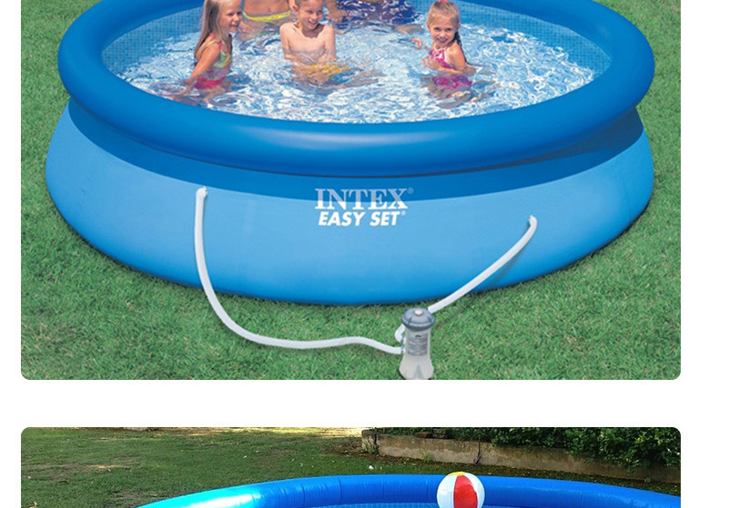 Fashion Top Ring Inflatable 1.83m * 0.51m Large Inflatable Folding Family Swimming Pool,Swim Rings