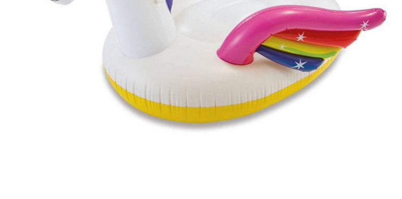 Fashion Color Little Unicorn Water Animal Inflatable Mount,Swim Rings