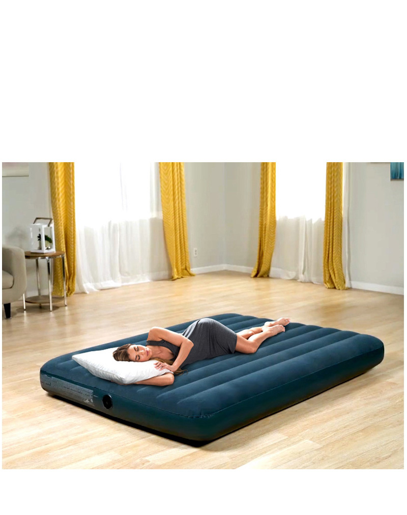 Fashion 152cm Wide Bed ‖ Car Electric Pump Household Thickened Folding Inflatable Mattress,Swim Rings