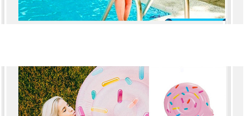 Fashion Alone Floating Row Ice Cream Inflatable Floating Row,Swim Rings