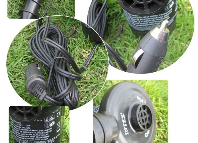 Fashion Black Household Electric Pump 220v Electric Air Pump,Swim Rings
