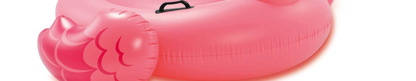 Fashion Pink Little Flamingo Mount Inflatable Floating Row,Swim Rings