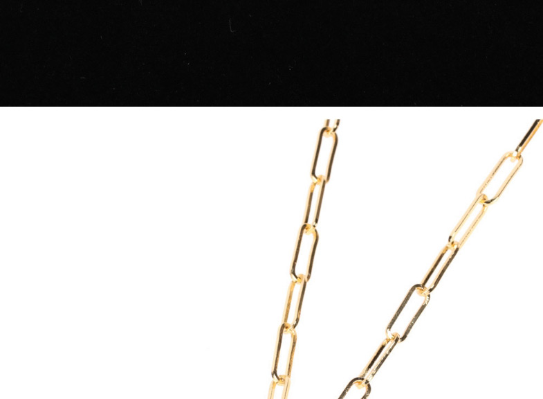 Fashion 40cm Thick Chain Micro-set Zircon Lightning Necklace,Necklaces