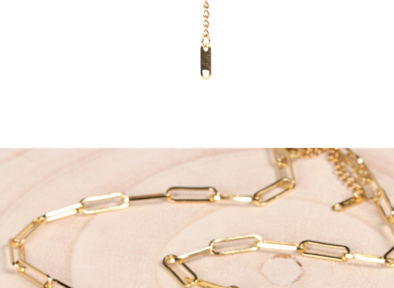 Fashion 60cm Thick Chain Micro-set Zircon Lightning Necklace,Necklaces
