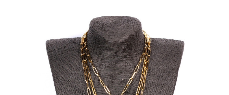 Fashion 50cm Thick Chain Micro-set Zircon Pentagram Necklace,Necklaces