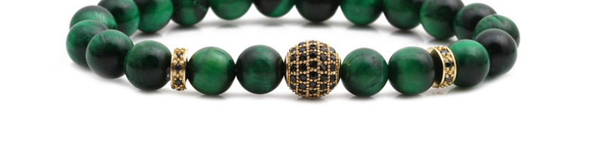 Fashion Set Tiger Eye Bend Cross Diamond Ball Bead Bracelet,Bracelets Set