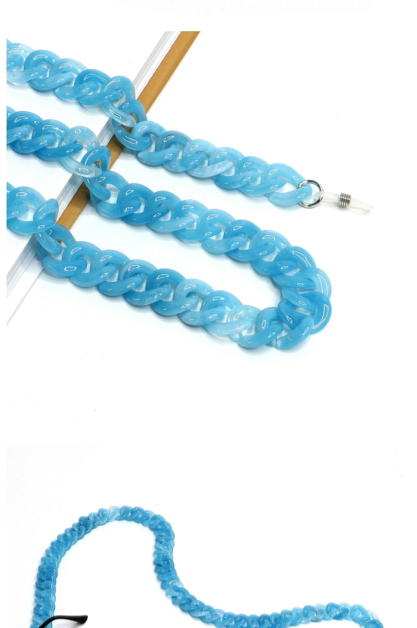 Fashion 1 Blue Acrylic Chain Solid Color Glasses Chain,Glasses Accessories