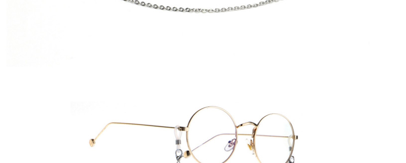 Fashion Silver Crystal Stainless Steel Chain Color-retaining Non-slip Glasses Chain,Glasses Accessories