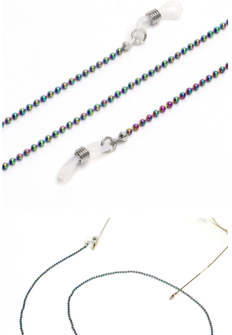 Fashion Thick Chain Multicolored Beads Beads Anti-skid Glasses Chain,Glasses Accessories