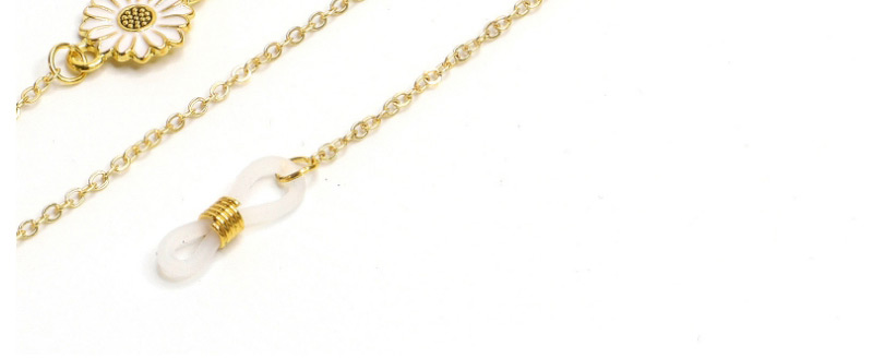 Fashion Golden Non-slip Color-retaining Small Daisy Pendant Glasses Chain,Glasses Accessories