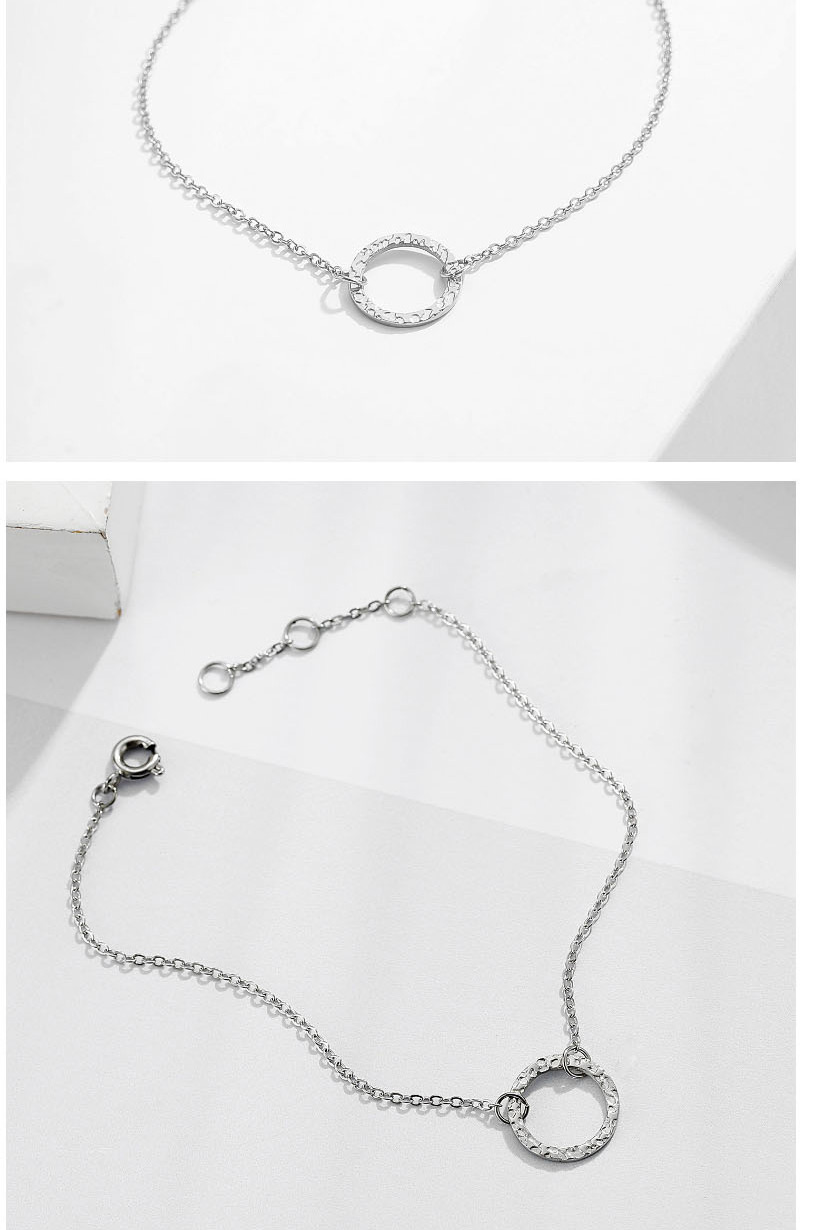 Fashion Steel Color Hollow Round Adjustable Chain Bracelet,Bracelets
