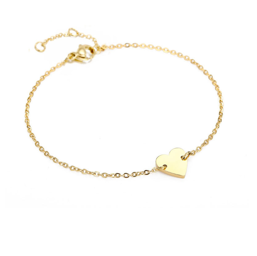 Fashion Rose Gold Love Chain Adjustable Bracelet,Bracelets