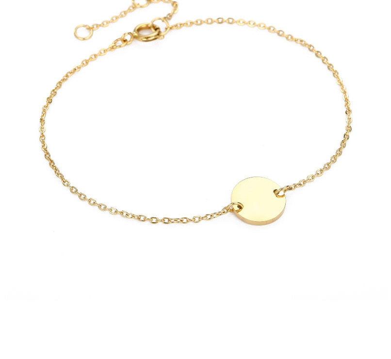 Fashion Rose Gold Middle Round Chain Adjustable Bracelet,Bracelets