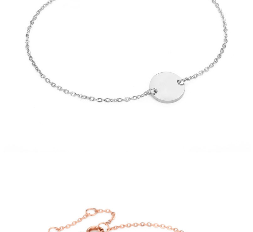 Fashion 14k Gold Middle Round Chain Adjustable Bracelet,Bracelets