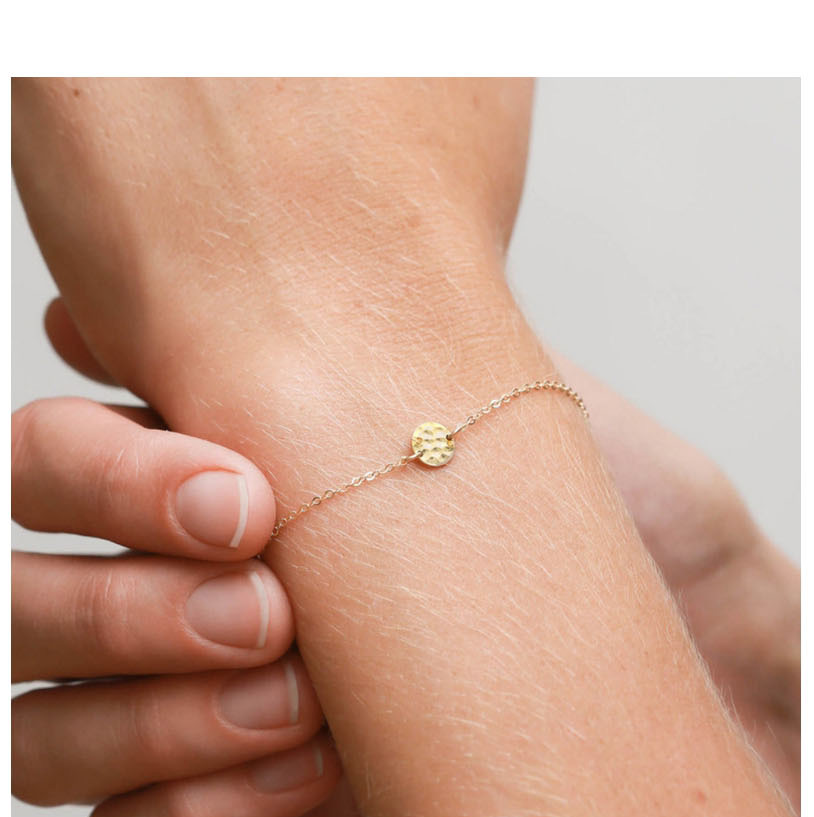 Fashion Rose Gold Irregular Uneven Chain Adjustable Bracelet,Bracelets