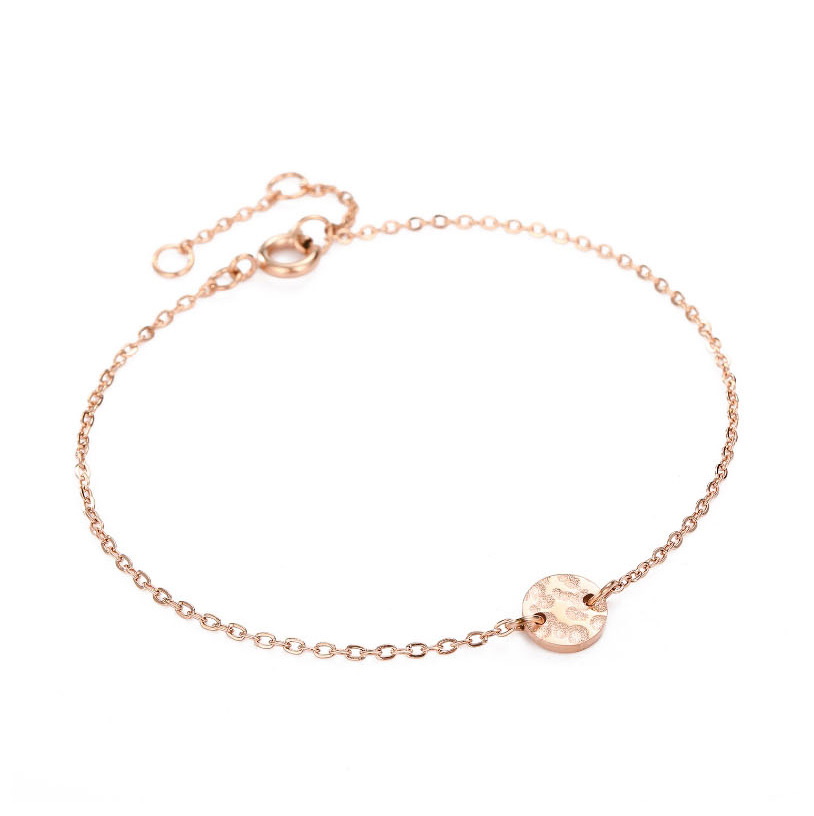 Fashion Rose Gold Irregular Uneven Chain Adjustable Bracelet,Bracelets