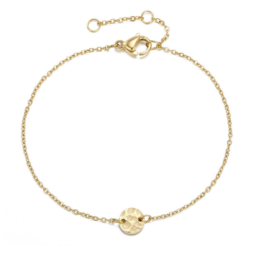 Fashion 14k Gold Irregular Uneven Chain Adjustable Bracelet,Bracelets