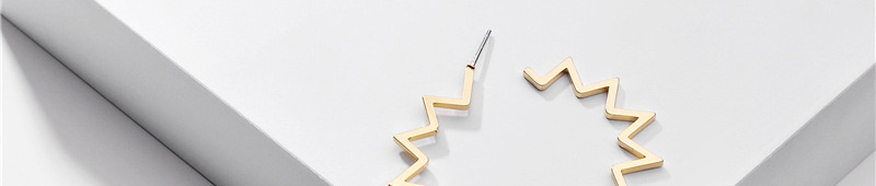 Fashion Golden Geometric Sun Alloy Earrings,Hoop Earrings