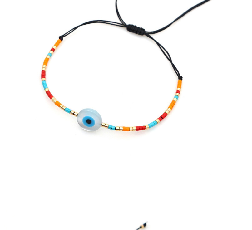 Fashion Small Diamond Hand-woven Rice Beads Eye Adjustable Bracelet,Beaded Bracelet