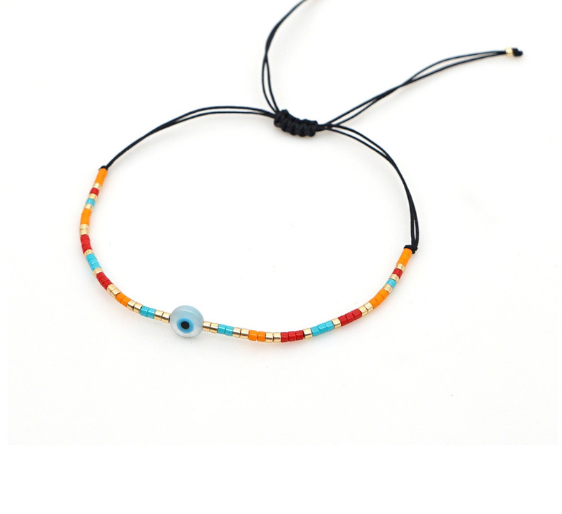 Fashion Small Diamond Hand-woven Rice Beads Eye Adjustable Bracelet,Beaded Bracelet