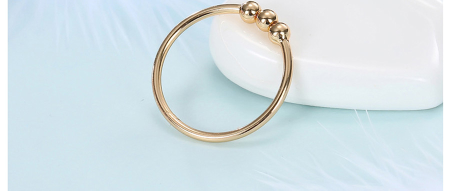 Fashion Silver Round Bead Alloy Smooth Ring,Fashion Rings