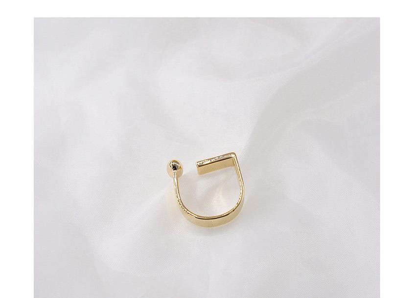 Fashion Golden Gold-plated Copper T-shaped Open Ring,Fashion Rings