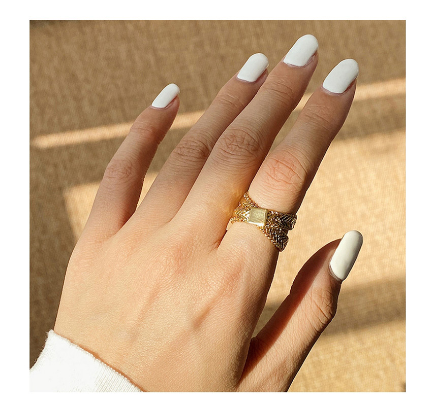 Fashion Silver Multilayer Winding Alloy Ring,Fashion Rings