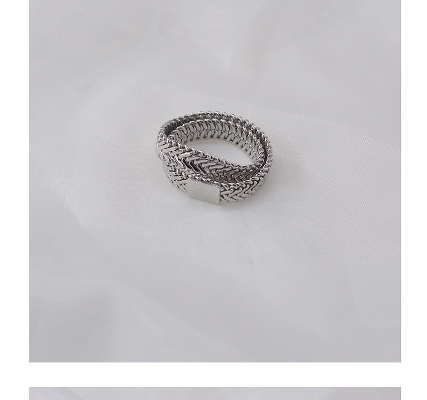 Fashion Silver Multilayer Winding Alloy Ring,Fashion Rings