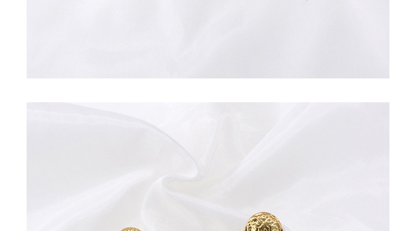 Fashion Golden Diamond-shaped Pearl Portrait Geometric Alloy Earrings,Drop Earrings