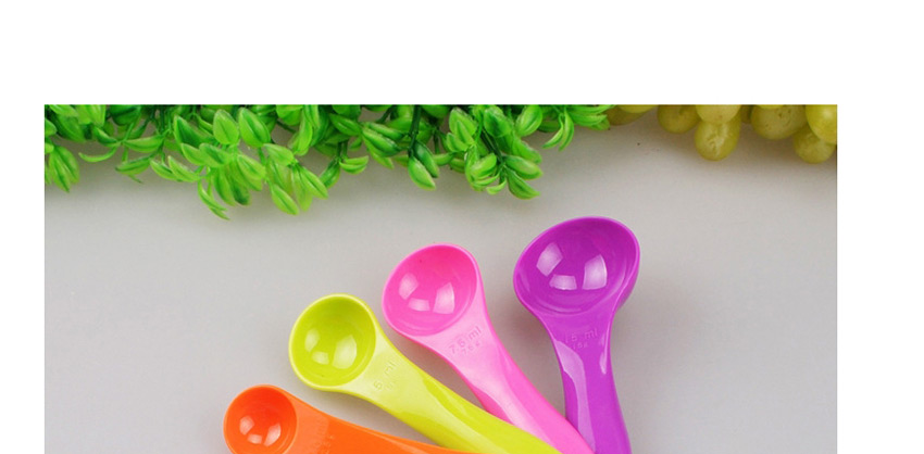 Fashion Color Colorful Measuring Spoons (5pcs),Kitchen