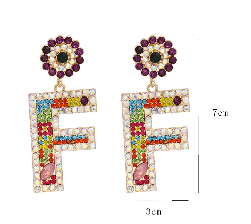 Fashion Color Diamond And Pearl Flower Alloy Earrings,Drop Earrings