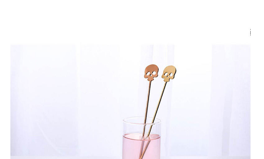 Fashion (medium) Gold Thickened Long Handle Stainless Steel Coffee Stirring Spoon,Kitchen