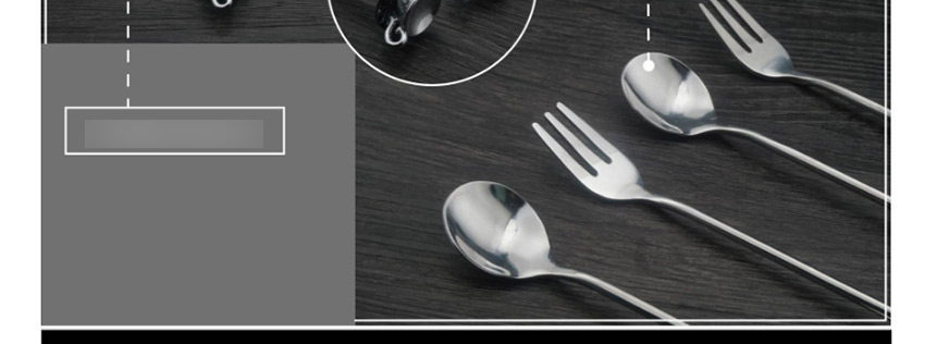 Fashion Silver Fork Stainless Steel Teapot Fruit Fork Tableware,Kitchen