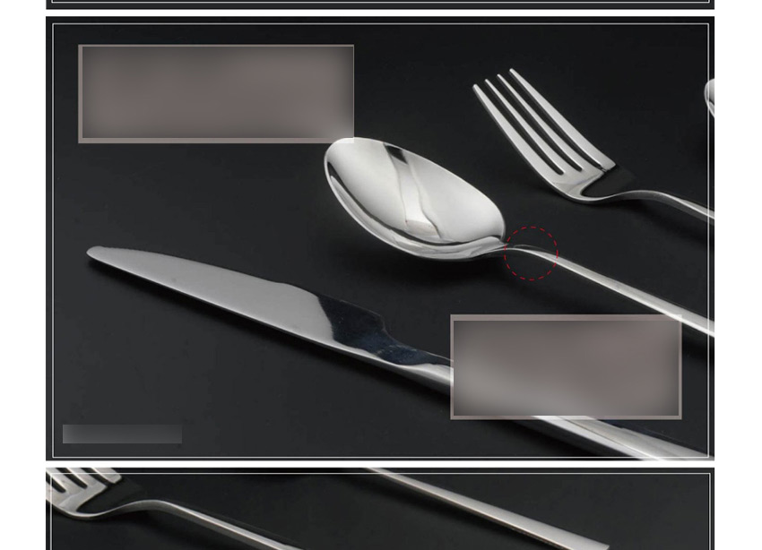 Fashion Silver Fork Stainless Steel Western Food Cutlery,Kitchen
