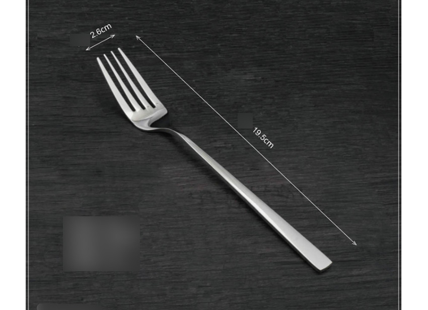 Fashion Silver Fork Stainless Steel Western Food Cutlery,Kitchen