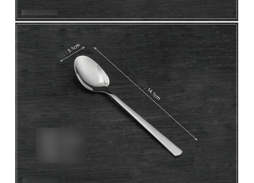 Fashion Silver Spoon Stainless Steel Western Food Cutlery,Kitchen
