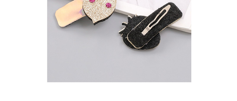 Fashion 1 Orange Sequined Fruit Contrast Color Geometric Hairpin,Kids Accessories
