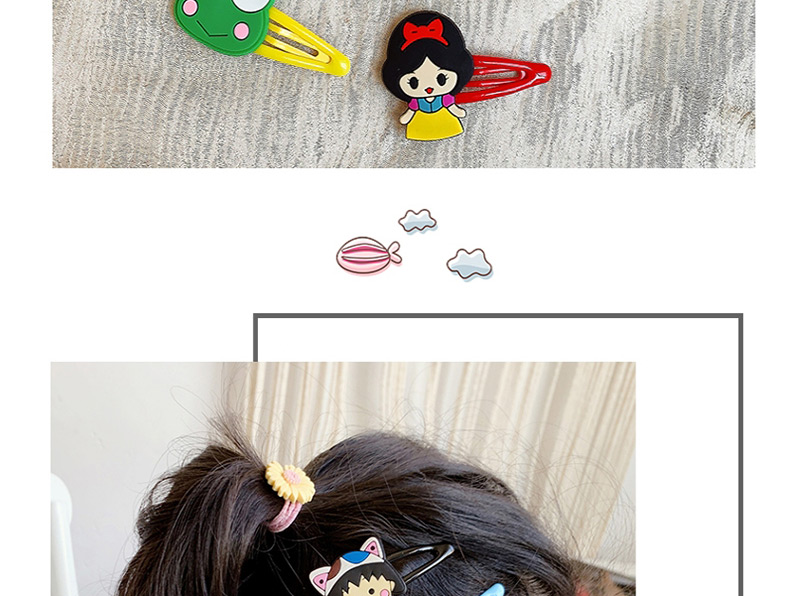 Fashion Little Girl Flower Animal Hit Color Alloy Rubber Children Hairpin,Kids Accessories