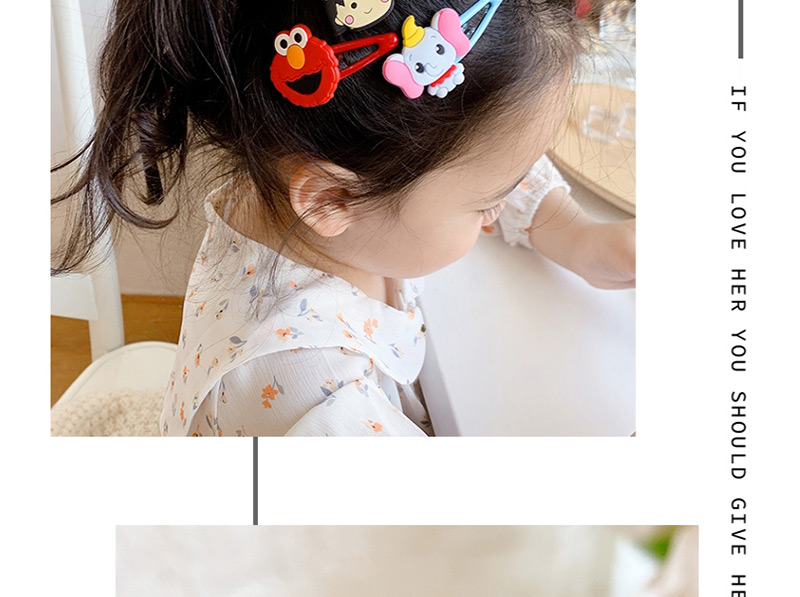 Fashion Bunny Flower Animal Hit Color Alloy Rubber Children Hairpin,Kids Accessories