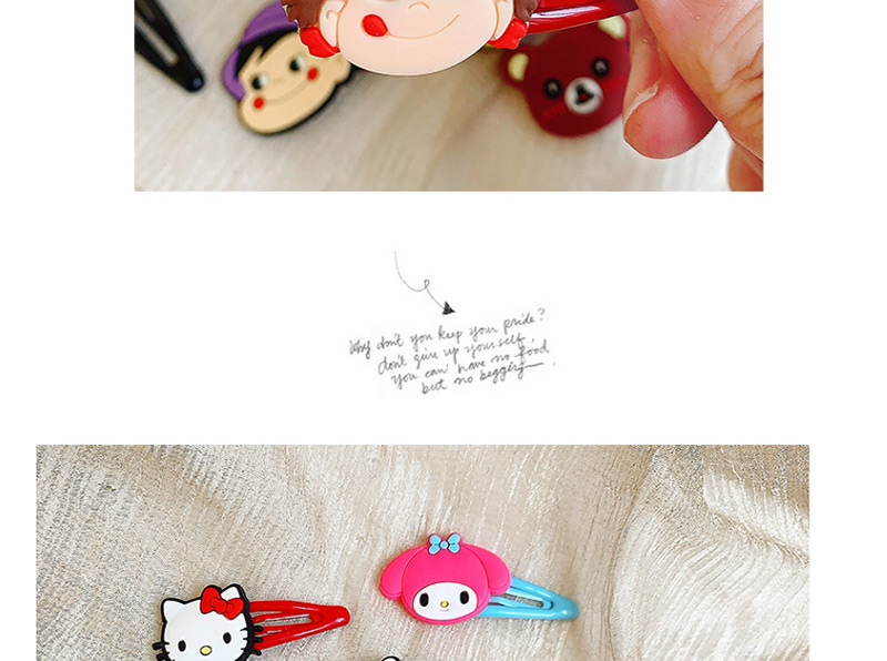 Fashion Blue Flowers Flower Animal Hit Color Alloy Rubber Children Hairpin,Kids Accessories