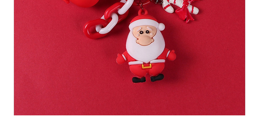 Fashion Snowman + Red Headphone Case Christmas Pendant Apple Wireless Bluetooth Headset Silicone Storage Box,Fashion Keychain
