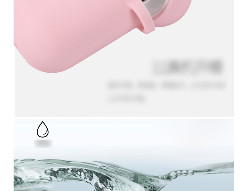 Fashion Pink Suitable For Apple Silicone Bluetooth Wireless Headphone Case 12th Generation Pro3,Fashion Keychain