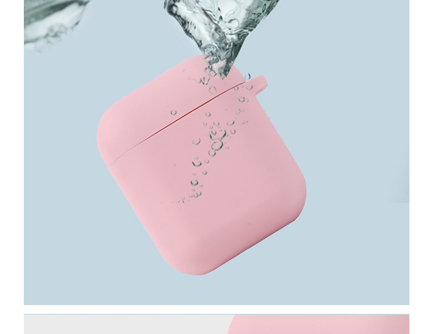 Fashion Pink Suitable For Apple Silicone Bluetooth Wireless Headphone Case 12th Generation Pro3,Fashion Keychain