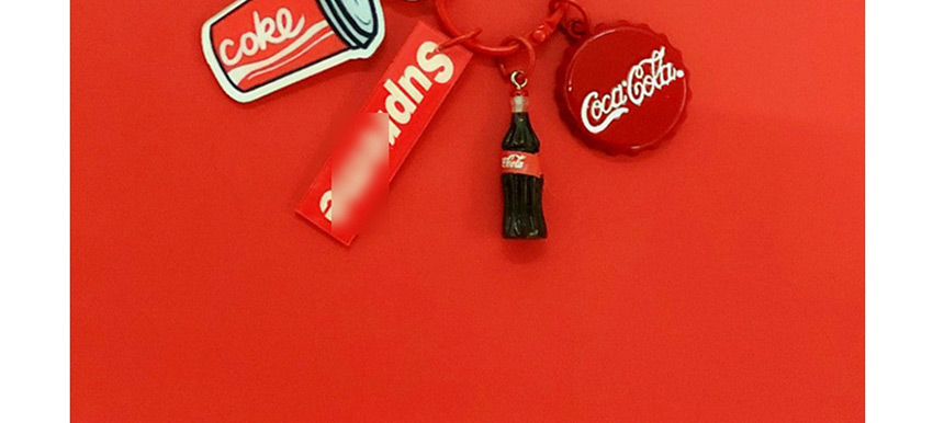 Fashion Cola Coke Apple Bluetooth Wireless Headset Silicone Pendant (1/2 Generation),Fashion Keychain