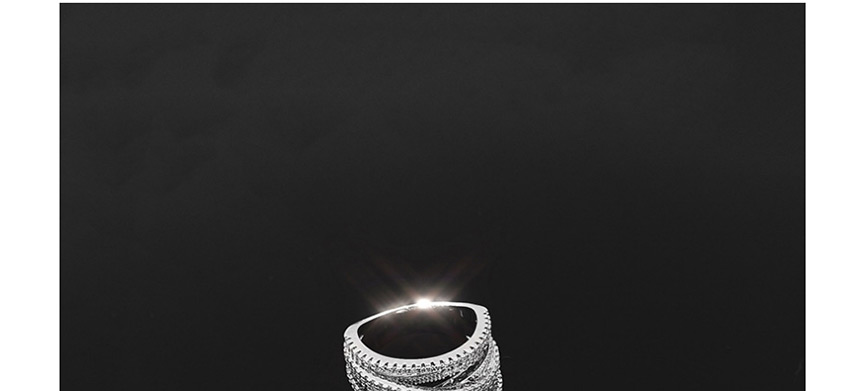 Fashion Inner Diameter Is About 1.7cm (no. 7) Diamond Hollow Alloy Ring,Fashion Rings