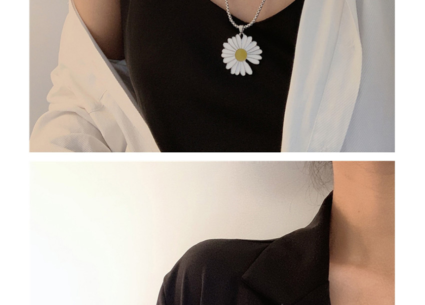 Fashion Necklace Daisy Drop Oil Alloy Necklace Earrings Brooch,Fashion Brooches