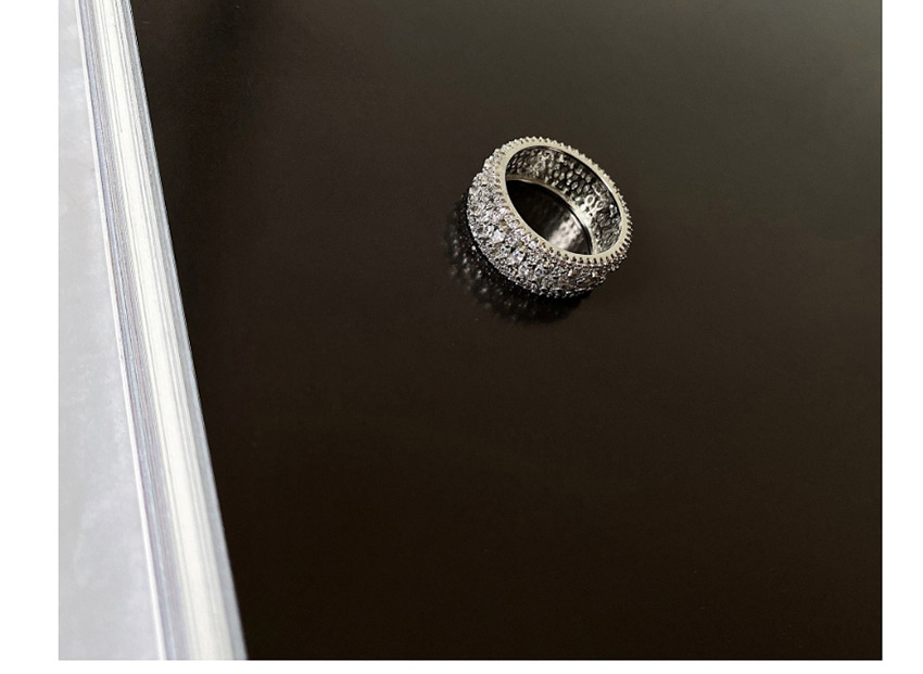 Fashion Silver Micro-set Zircon Wheat Ear Ring,Fashion Rings